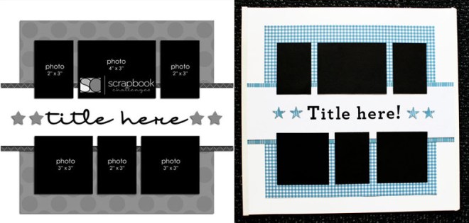 Creative Memories Page Layout Sketches