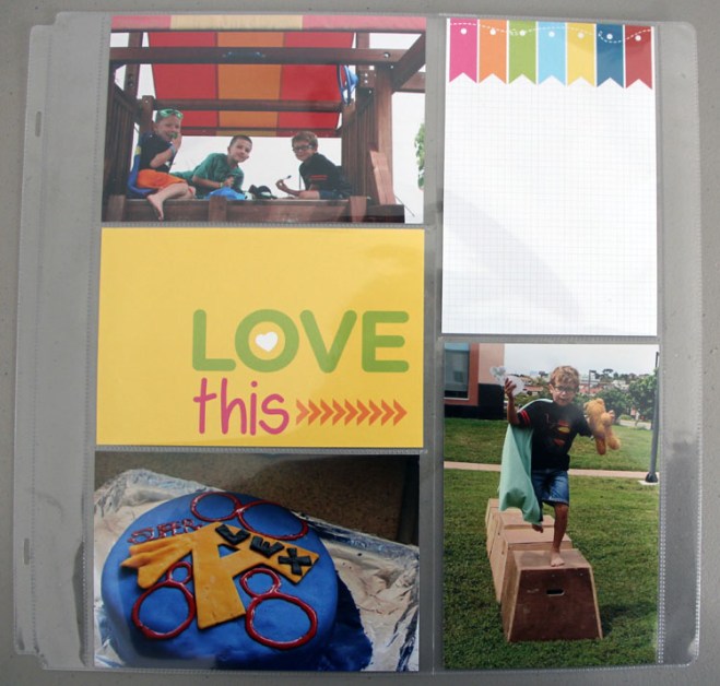 Uses for Creative Memories Slide-In Cards