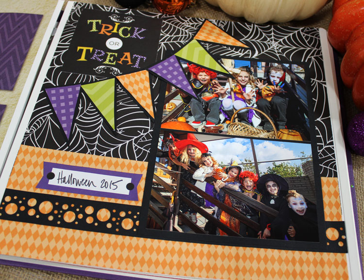 Project Idea: Trick or Treat Page Layout