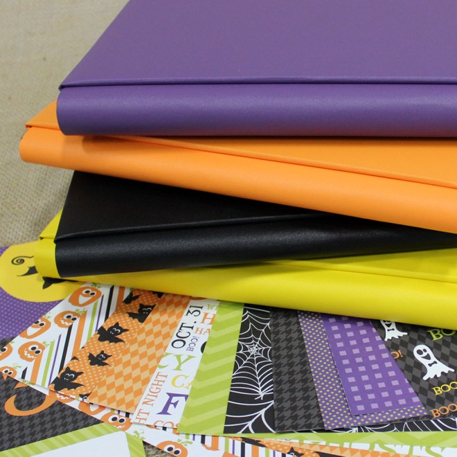 Halloween Scrapbook Papers