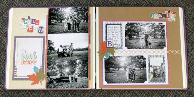 Creative Memories Fall Layout