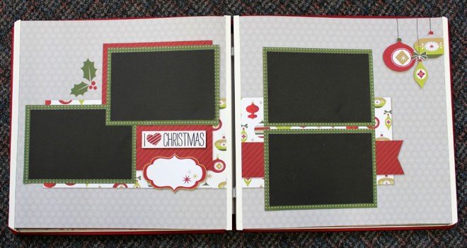 Creative Memories Holiday Page Layout