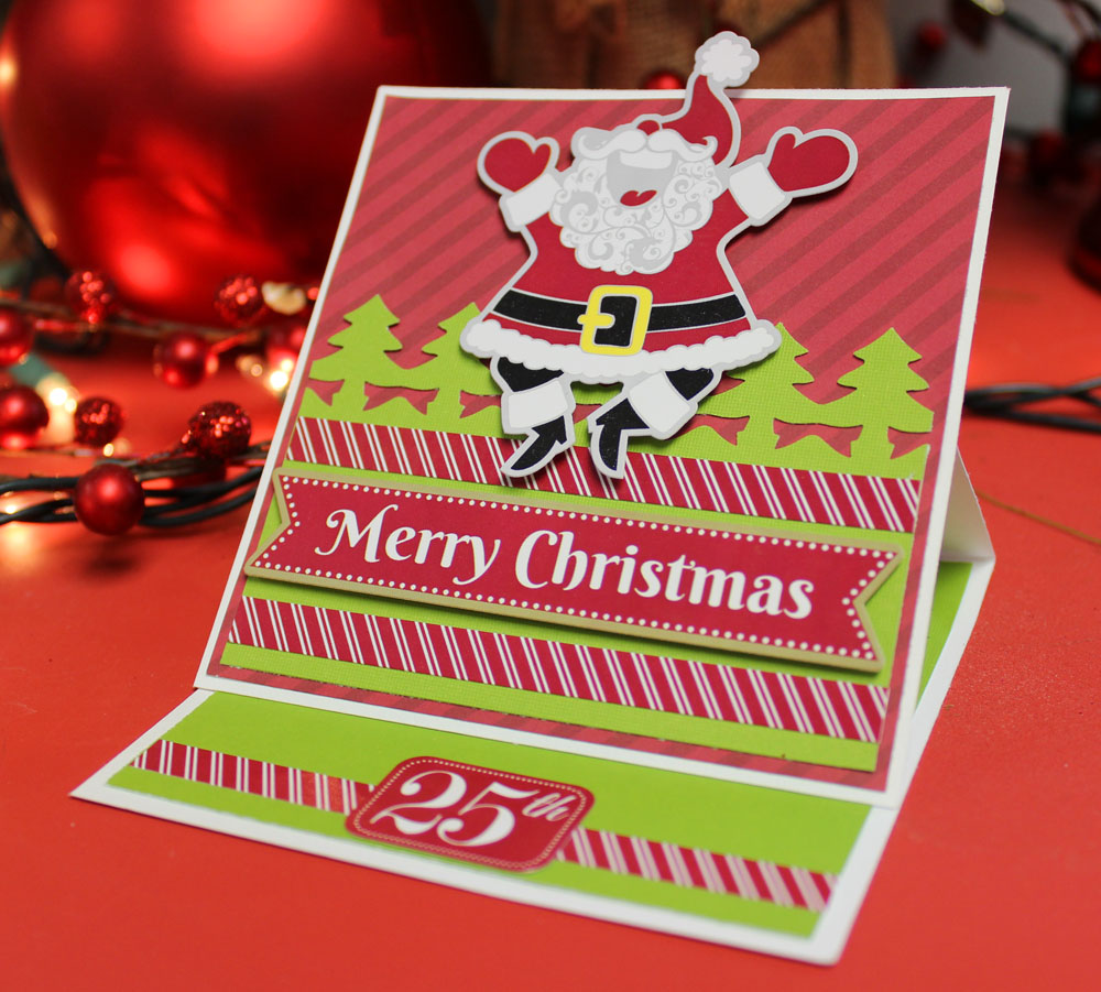 12 Days of Christmas Ideas: Day 4 – Christmas Easel Card