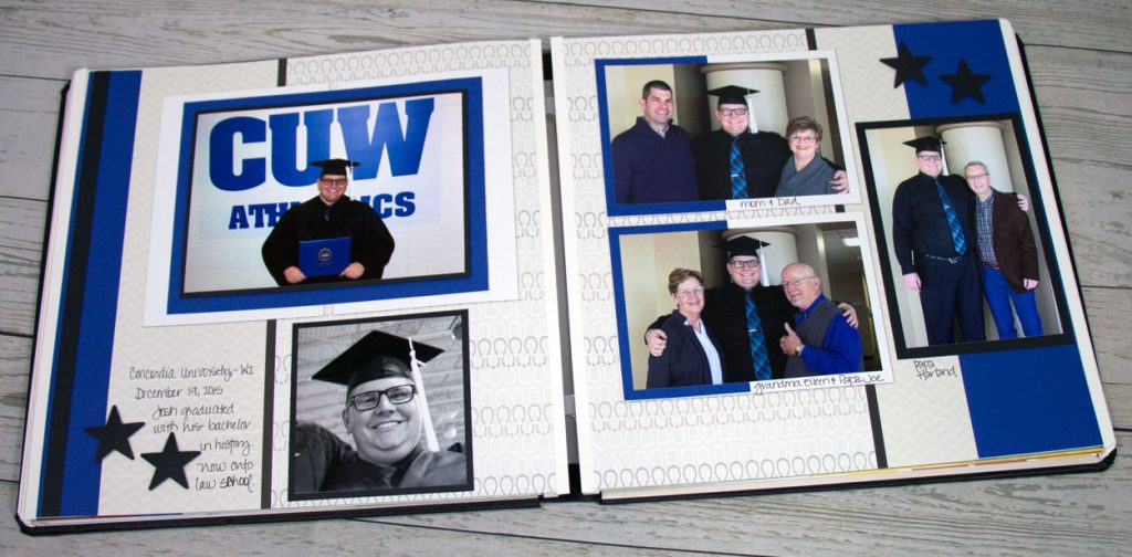 Project Idea: Winter Graduation Page Layouts