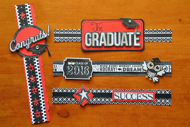 Title Borders For Your Graduation Scrapbook Pages