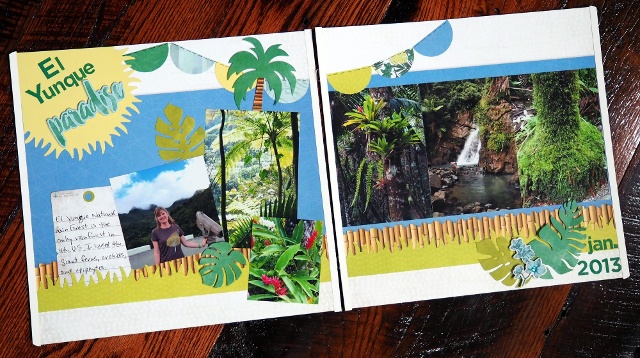 Pinterest Inspired Scrapbook Travel Layouts – Cool Serenity Collection