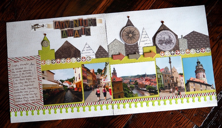 Pinterest Inspired Travel Scrapbook Layouts – Uncharted Collection