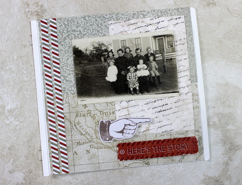 Create an 8×8 Heritage Scrapbook