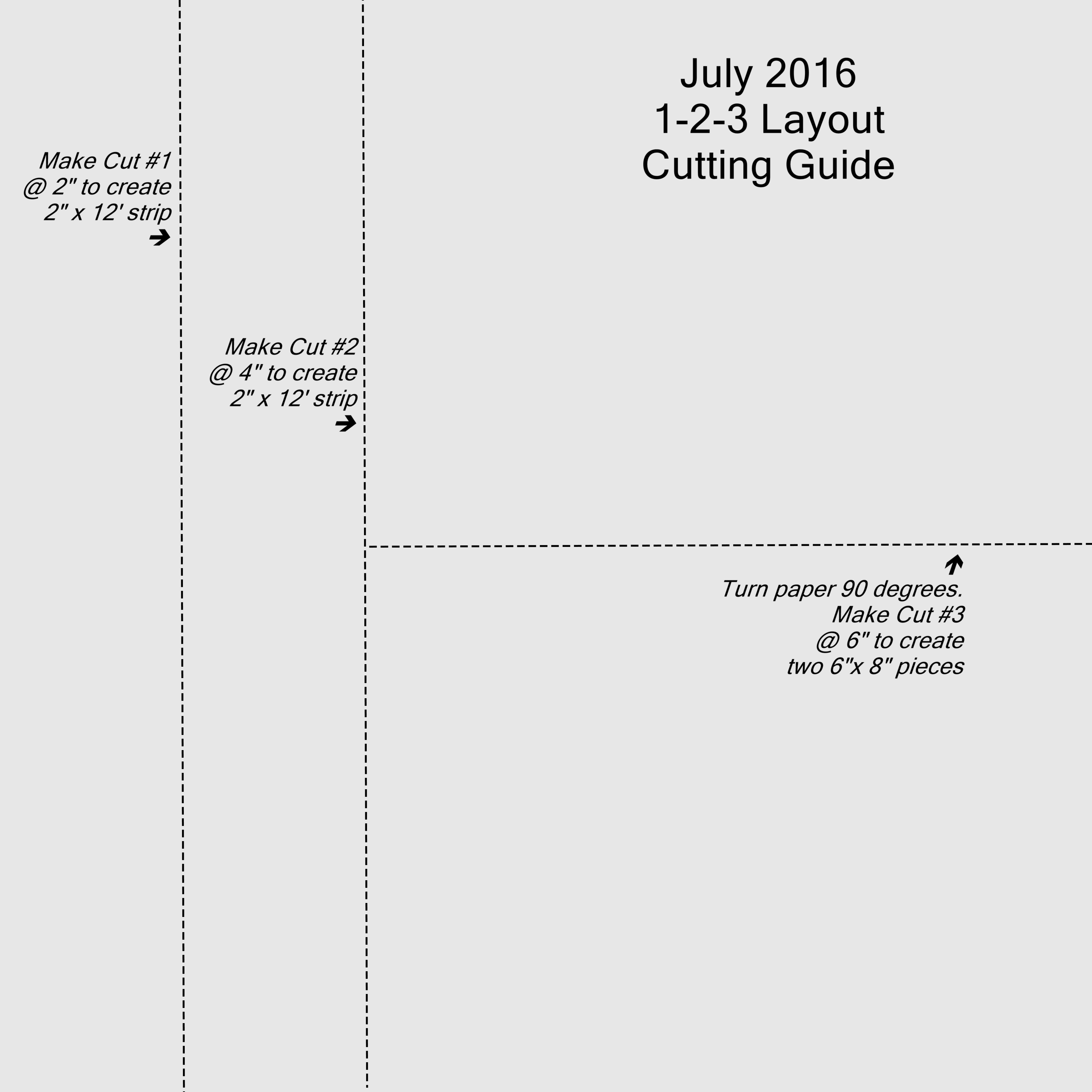 July 1-2-3 Cutting Guide
