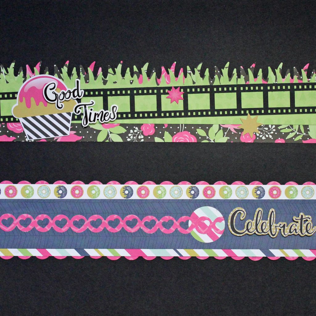 Soiree Collection Scrapbooking Border Ideas