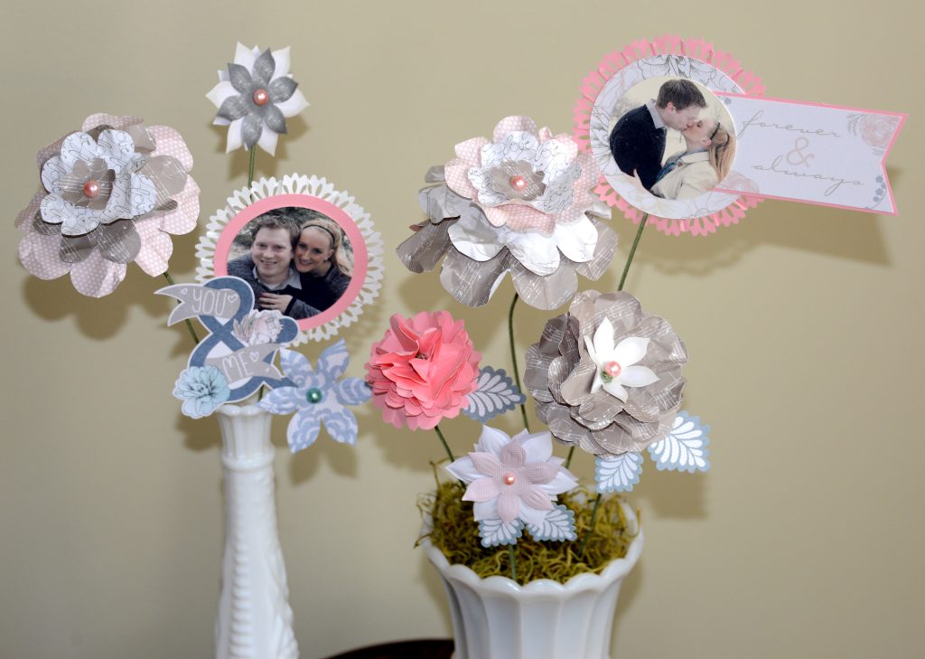 Wedding Centerpieces:  Natural Elegance Scrapbooking Collection