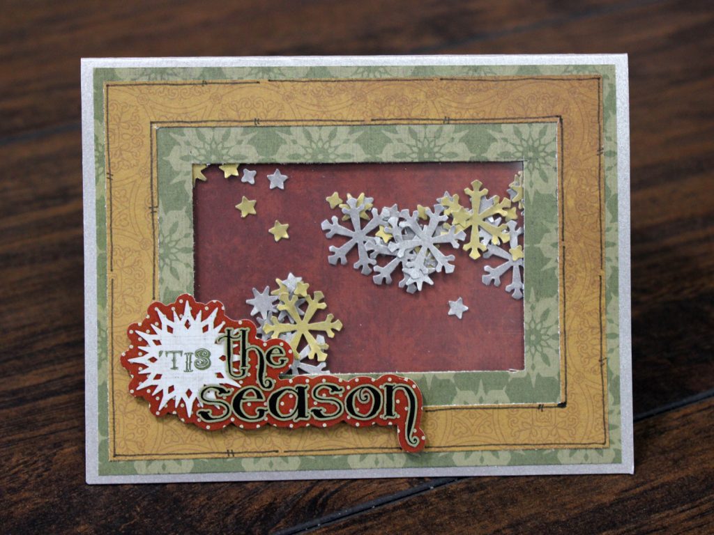 Virtual Holiday Crop: Welcome and Challenge-Shaker Card