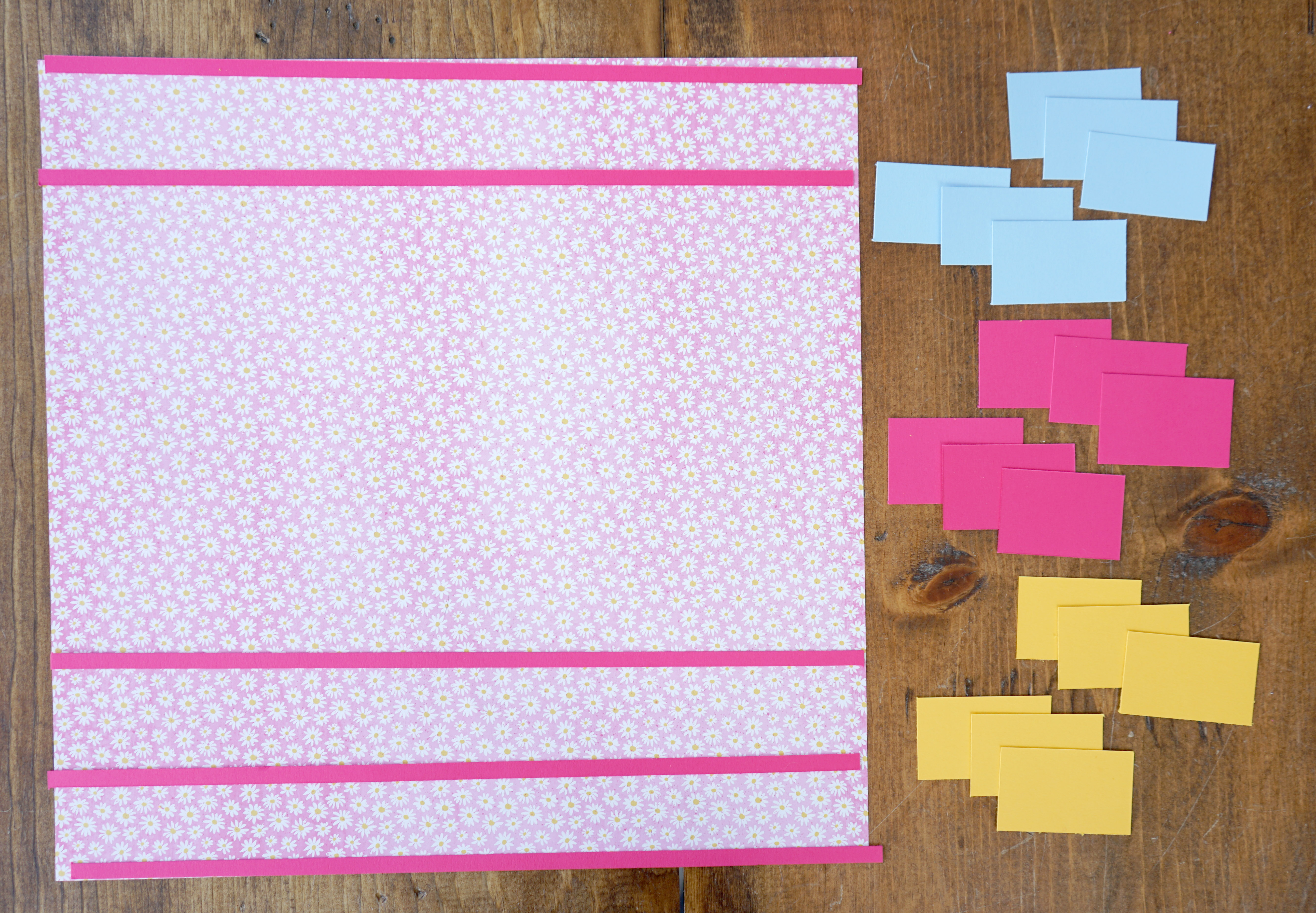 Strips Cut Out of Cardstock