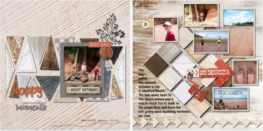 Texture Paper Packs: Stone, Cloth and Timber Combined Digitally