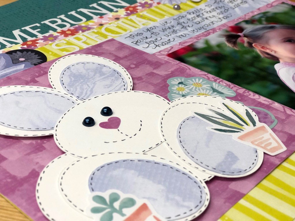 Happy Easter! Learn How to Create an Adorable Easter Bunny Layout ?