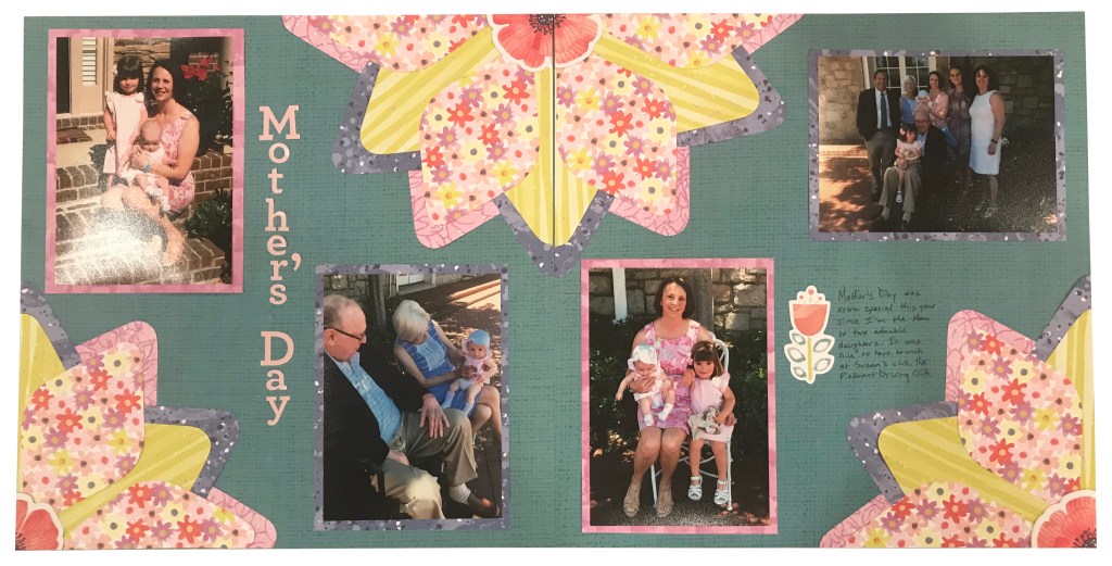 #ThrowbackThursday: Flower Power Layout using Gemstone Patterns