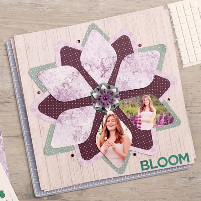 Flower-Scrapbok-Old-Layout-Gemstone-Patterns-Creative-Memories