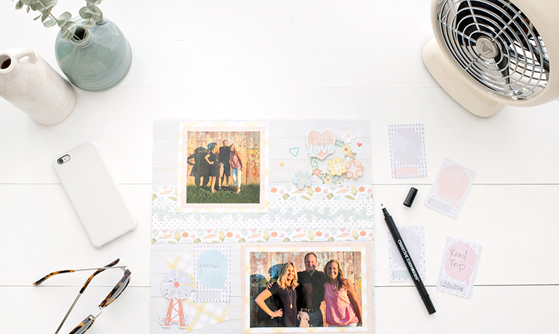 How to Use a Baby Collection to Create a Scrapbook Layout for Other Occasions