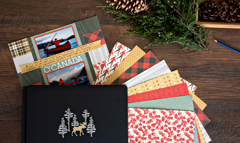 7 Steps to a Canadian Scrapbook Layout!