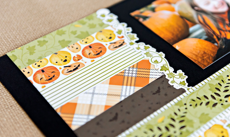 Pumpkin-Spice-Halloween-Scrapbook-Layout-Closeup1-Creative-Memories