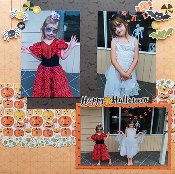 Pumpkin-Spice-Halloween-Scrapbook-Layout-Creative-Memories