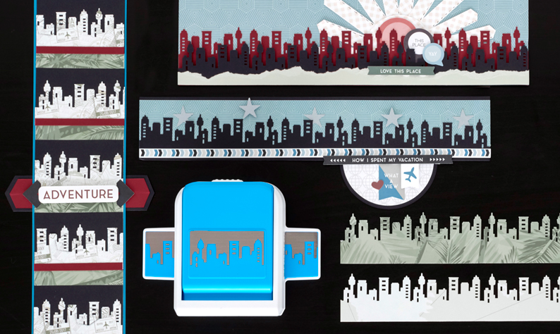 アルバム・スクラップ Creative Memories Cityscape Decorative Turn City Dreams into Reality with these City Scrapbook Borders