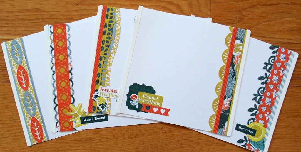 Create Two-for-One Projects: Autumn Scrapbook Border Ideas (Part One)