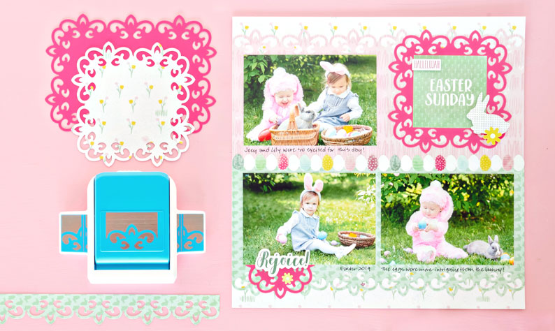 Count Your Blessings with this Easter Scrapbook Layout
