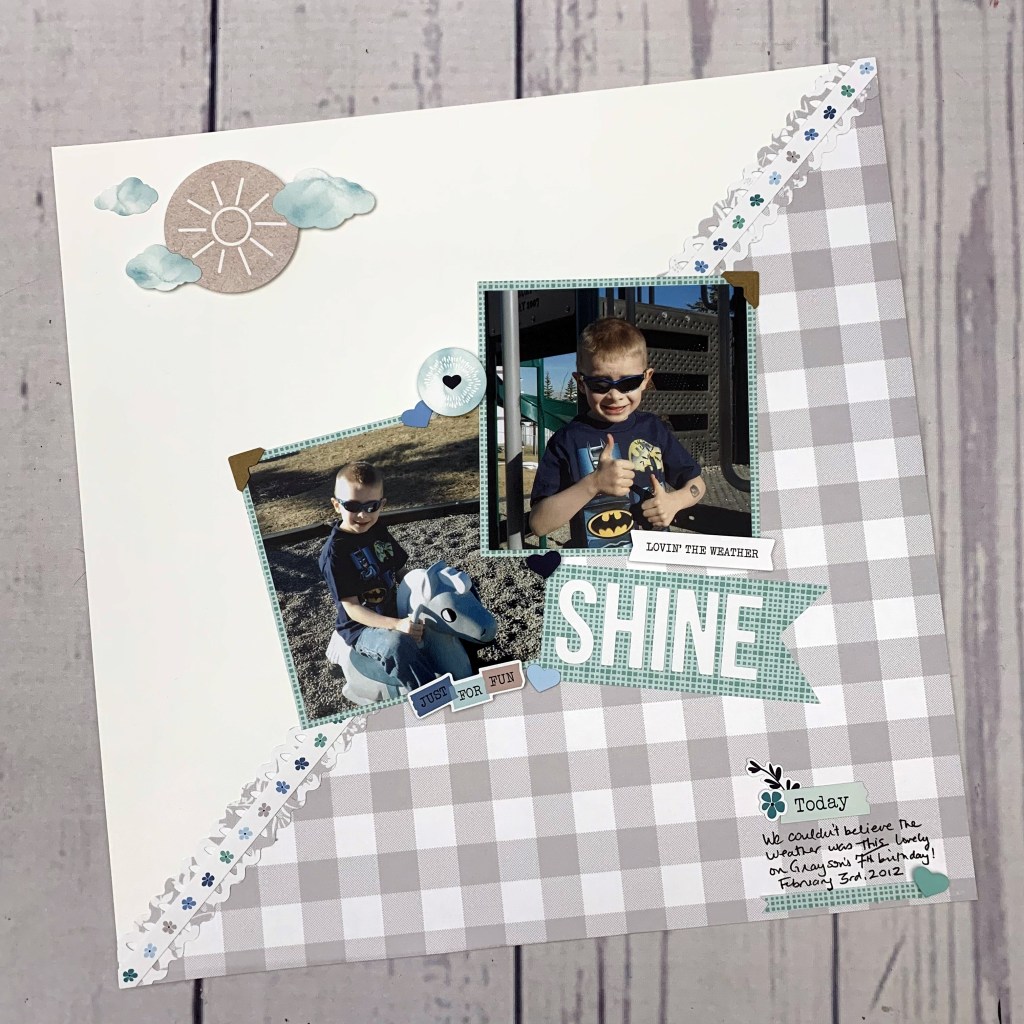 Make Tone-ally Awesome Spring Scrapbook Layouts with Spring Medley