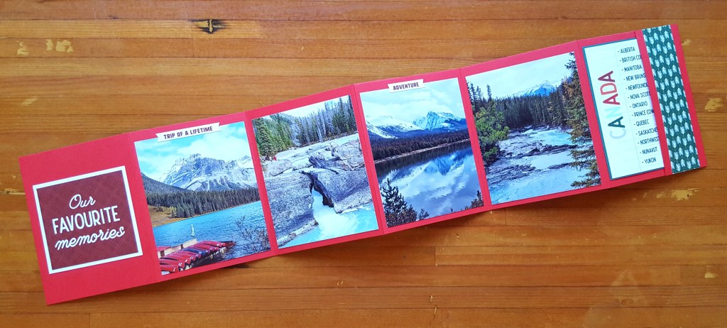Easily Craft a Canadian Experience With This DIY Mini Accordion Album