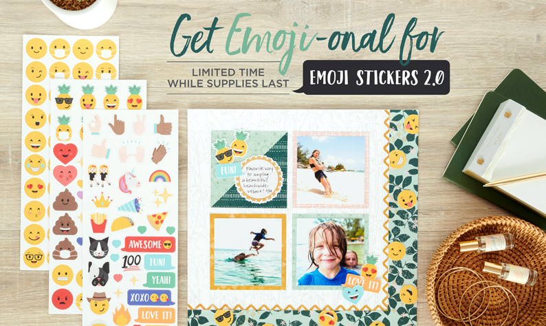 Illustrate Your Emotions with this Emoji Scrapbook Layout (PLUS a Challenge)