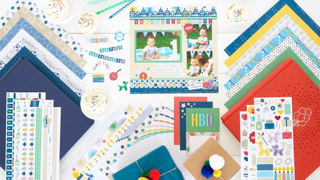 Add Some Hip to Your Hooray With This Birthday Scrapbook Layout
