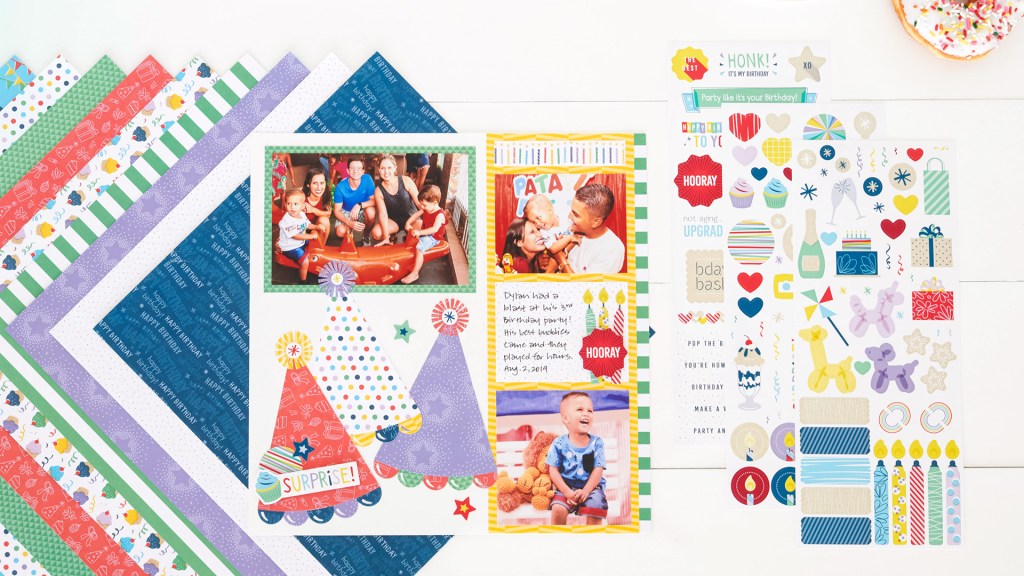 Fuel Your Fiestas With This Birthday Scrapbook Layout