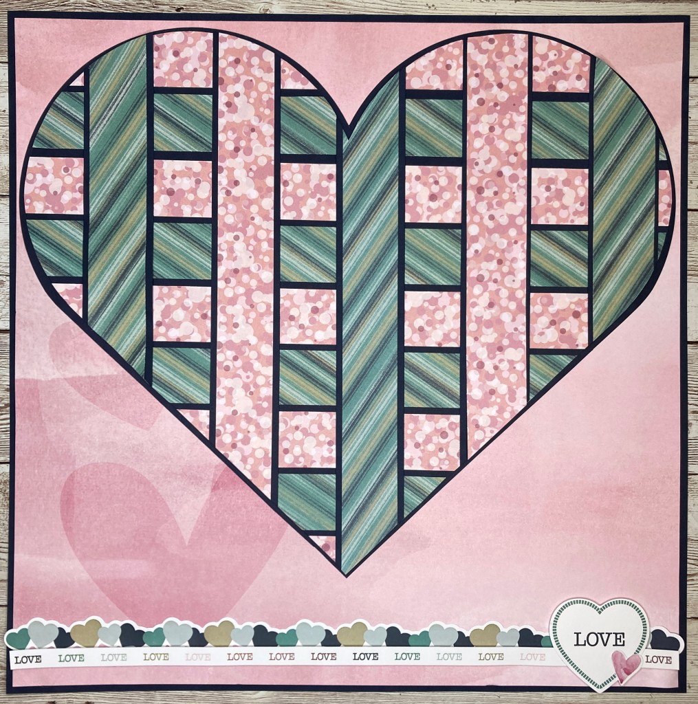 Weave in Extra Love With This Valentine’s Day Scrapbook Layout