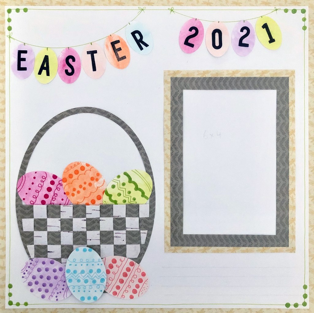 This Easter Scrapbook Layout Is Egg-stra Special