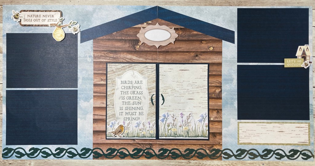 It’s Home, Tweet Home With This Birdhouse Scrapbook Layout