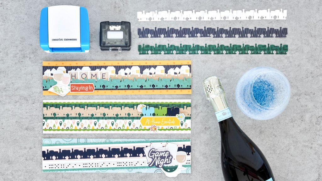 Sip, Sip, Hooray With These Wine Scrapbook Borders