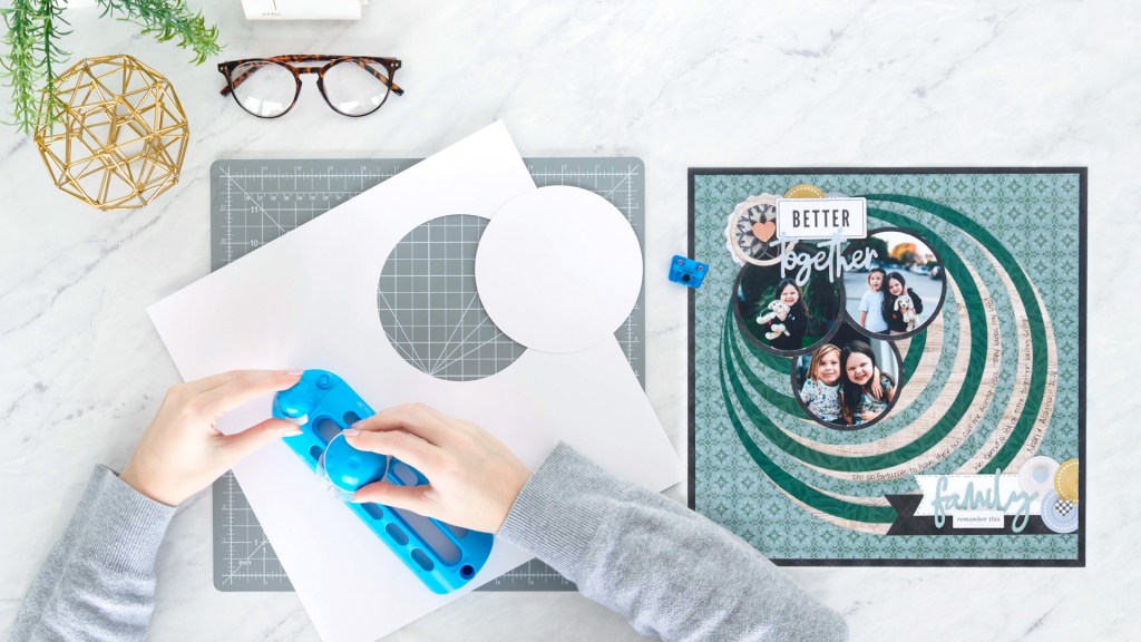 Encircle Endearment With This Family Scrapbook Layout Idea