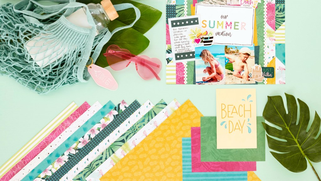 Coast Along to Creativity With This Summer Scrapbook Layout