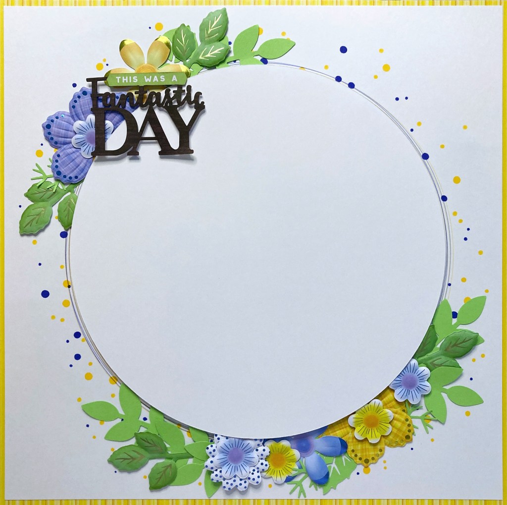 Say Ka-Bloom to Two Flower Scrapbook Layout Ideas With No Leftover Paper Scraps