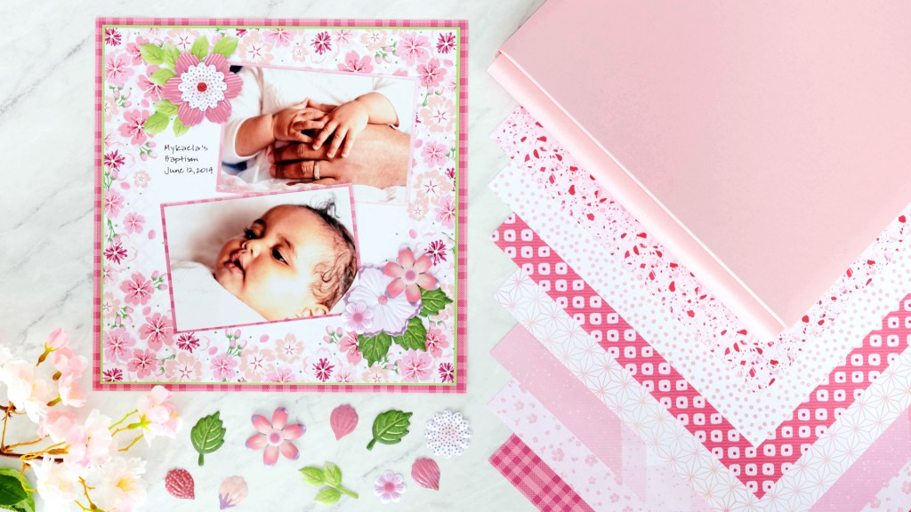 Be Cheery for Cherry Blossoms With This Pink Scrapbook Layout