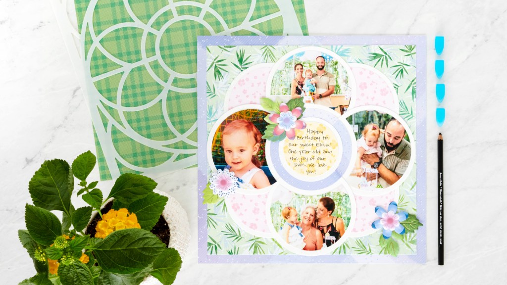 This Summer Scrapbook Layout Is a Budding Beauty