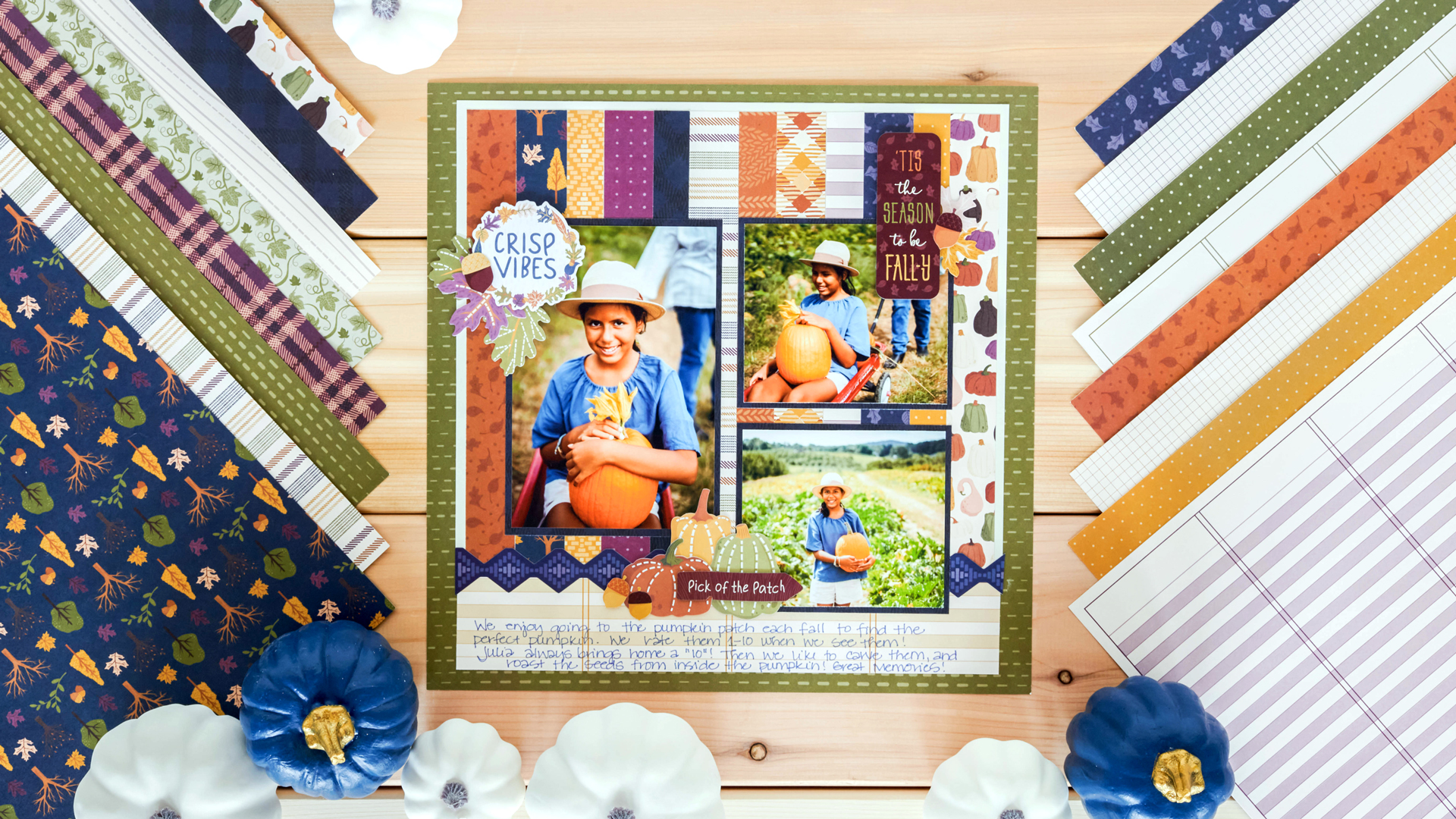 Pick of the Creative Patch: Fall Scrapbook Layout