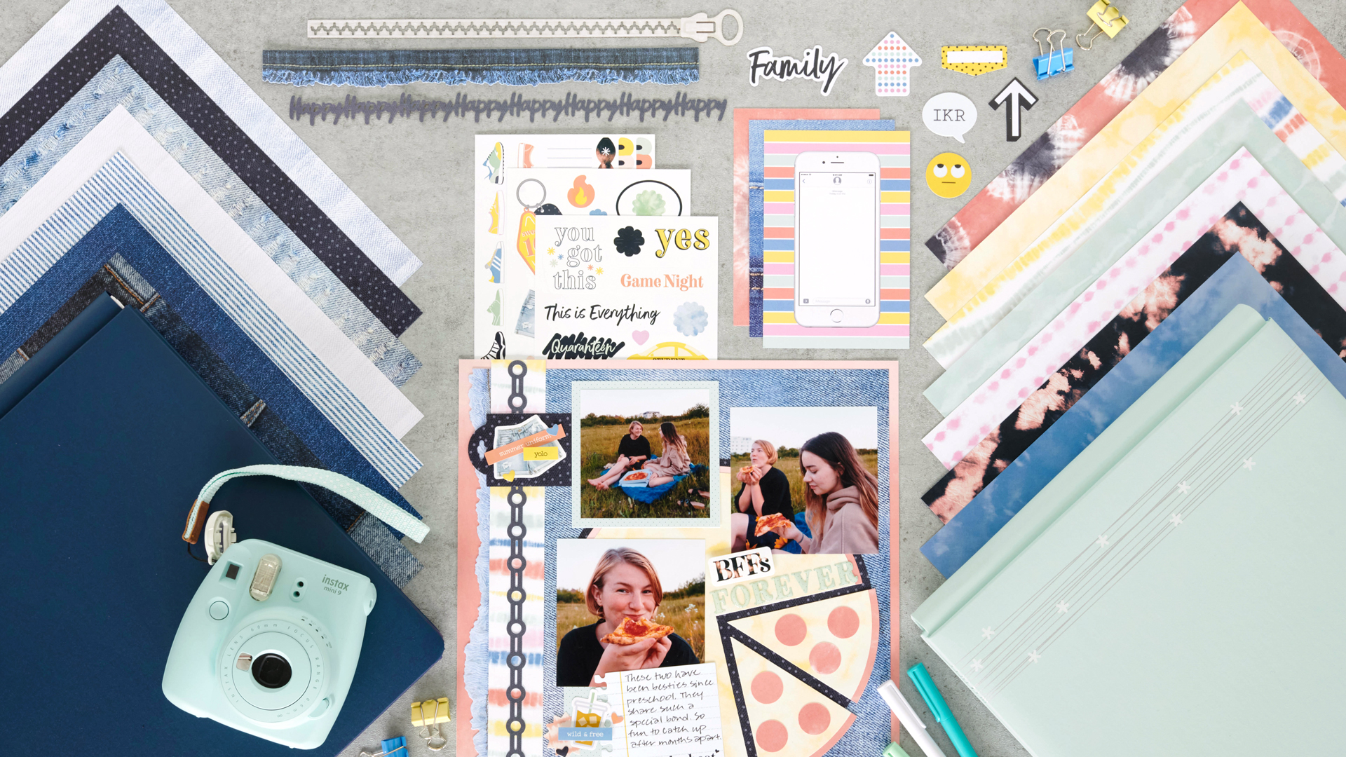Cherish BFF Moments With This Teenager Scrapbook Layout