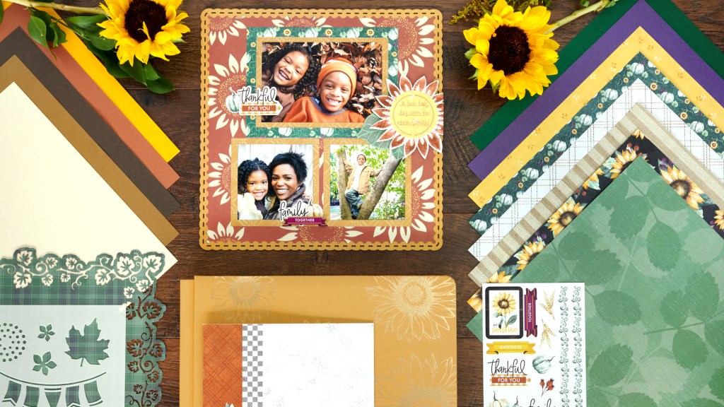 Harvest a Field Of Memories On This Fall Scrapbook Layout: Croptoberfest 2021