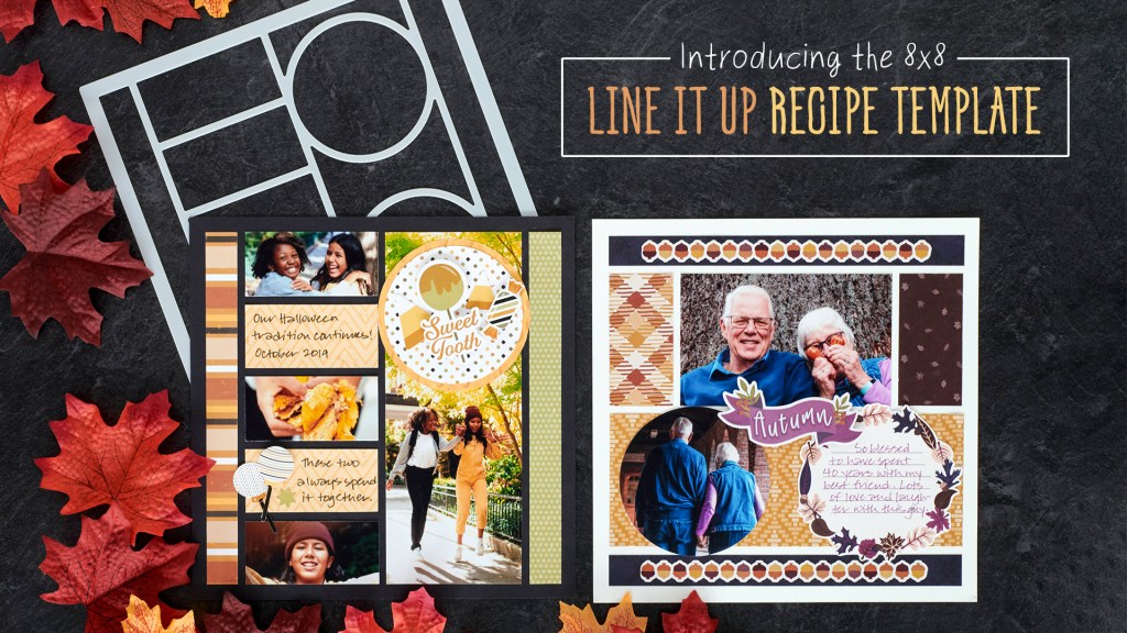 Lay Your Memories on the Line: 8×8 Scrapbook Layouts