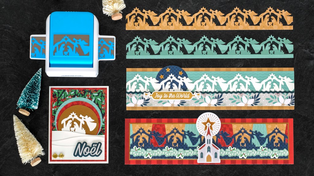 All Is Calm And All Is Bright With These Nativity Crafts: Christmas Scrapbook Borders And Card