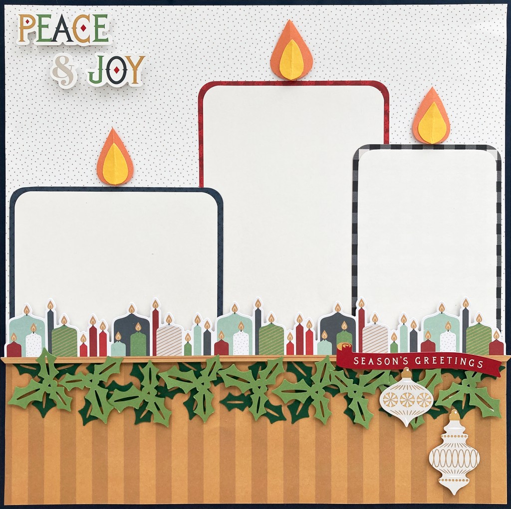 Light Up Your Memories With This Christmas Scrapbook Layout And Candle Craft