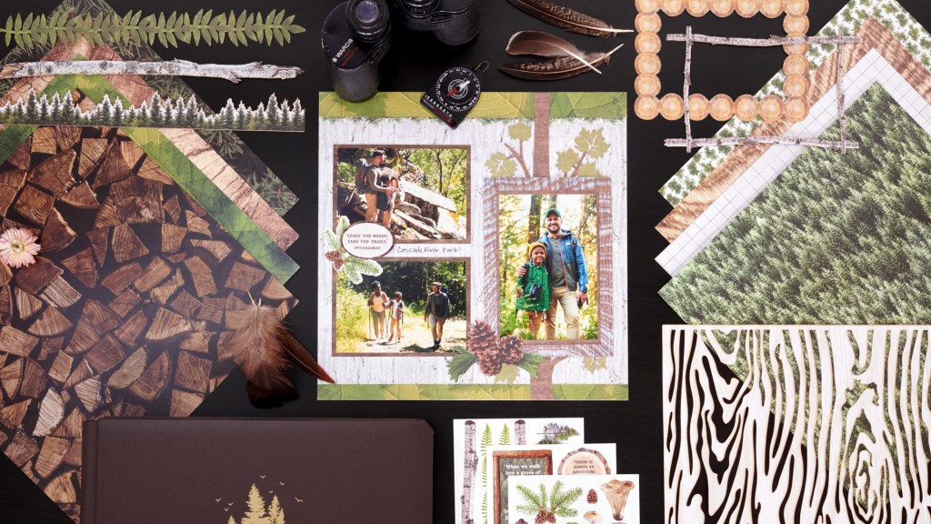 This Forest Scrapbook Layout Will Root Your Tree-mendous Memories