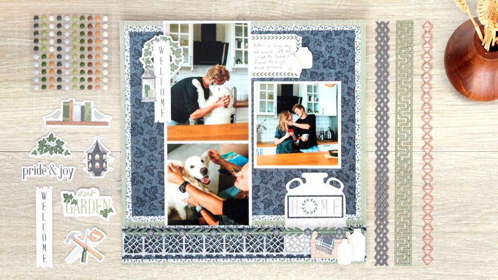 Furnish Your Memories Upon This Home Scrapbooking Layout